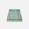 Pantaloni scurți din mătase Barocco Silk Pantaloni scurți din mătase Barocco Silk