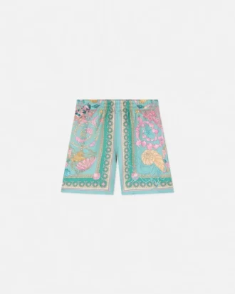 Pantaloni scurți din mătase Barocco Silk pentru copii