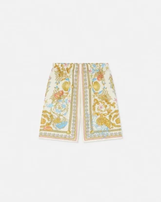 Pantaloni scurți din mătase Barocco Silk pentru copii