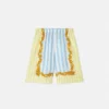 Pantaloni scurți din mătase cu dungi Barocco pentru copii