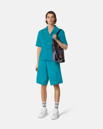 Pantaloni scurți din piele de căprioară Medusa Biggie