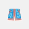 Pantaloni scurți din poplin de bumbac imprimați pentru copii Pantaloni scurți din poplin de bumbac imprimați pentru copii