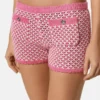 Pantaloni scurți din tricot croșetat