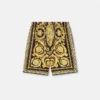 Pantaloni scurți din twill de mătase imprimați Pantaloni scurți din twill de mătase imprimați