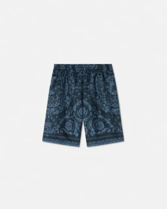 Pantaloni scurți din twill de mătase imprimați pentru copii