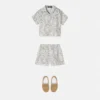 Cămașă din twill de mătase cu imprimeu pentru copii Cămașă din twill de mătase cu imprimeu pentru copii