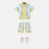 Cămașă din twill de mătase cu imprimeu pentru copii Cămașă din twill de mătase cu imprimeu pentru copii