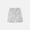 Pantaloni scurți din twill de mătase imprimați pentru copii Pantaloni scurți din twill de mătase imprimați pentru copii