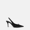 Pantofi cu baretă din piele cu baretă Gianni Ribbon 85 mm Pantofi cu baretă din piele cu baretă Gianni Ribbon 85 mm
