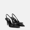 Pantofi cu baretă din piele cu baretă Gianni Ribbon 85 mm Pantofi cu baretă din piele cu baretă Gianni Ribbon 85 mm