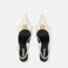 Pantofi cu baretă din piele cu baretă Gianni Ribbon 85 mm Pantofi cu baretă din piele cu baretă Gianni Ribbon 85 mm