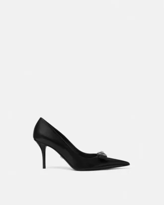 Pantofi cu baretă din piele Gianni Ribbon 85 mm