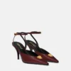 Pantofi cu baretă din piele La Medusa 85 mm Pantofi cu baretă din piele La Medusa 85 mm