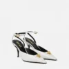 Pantofi cu baretă din piele La Medusa 85 mm Pantofi cu baretă din piele La Medusa 85 mm