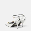 Pantofi cu baretă din piele La Medusa 85 mm Pantofi cu baretă din piele La Medusa 85 mm