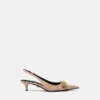 Pantofi cu baretă din piele lăcuită cu fundă Gianni Ribbon 45 mm Pantofi cu baretă din piele lăcuită cu fundă Gianni Ribbon 45 mm