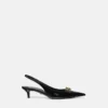 Pantofi cu baretă din piele lăcuită cu fundă Gianni Ribbon 45 mm Pantofi cu baretă din piele lăcuită cu fundă Gianni Ribbon 45 mm