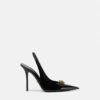 Pantofi cu baretă din piele lăcuită Gianni Ribbon 110 mm Pantofi cu baretă din piele lăcuită Gianni Ribbon 110 mm