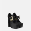 Pantofi cu platformă din satin Hurley Pantofi cu platformă din satin Hurley
