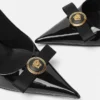 Pantofi cu toc din piele lăcuită Gianni Ribbon 110 mm Pantofi cu toc din piele lăcuită Gianni Ribbon 110 mm