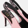 Pantofi cu toc înalt și baretă din piele lăcuită cu logo Scarlett Pantofi cu toc înalt și baretă din piele lăcuită cu logo Scarlett