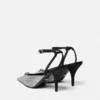 Pantofi cu toc înalt și baretă în spate Crystal La Medusa 85 mm Pantofi cu toc înalt și baretă în spate Crystal La Medusa 85 mm