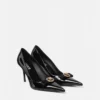 Pantofi cu vârf ascuțit din piele lăcuită Gianni Ribbon 85 mm Pantofi cu vârf ascuțit din piele lăcuită Gianni Ribbon 85 mm
