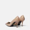 Pantofi cu vârf ascuțit din piele lăcuită Gianni Ribbon 85 mm Pantofi cu vârf ascuțit din piele lăcuită Gianni Ribbon 85 mm