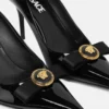 Pantofi cu vârf ascuțit din piele lăcuită Gianni Ribbon 85 mm Pantofi cu vârf ascuțit din piele lăcuită Gianni Ribbon 85 mm