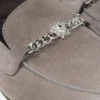 Papuci Medusa din piele de căprioară