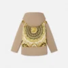 Parka brodată Versace Milano pentru copii