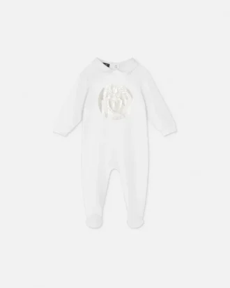 Pijama din bumbac jersey cu imprimeu pentru bebeluși