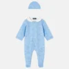 Pijama din bumbac jersey cu imprimeu pentru bebeluși