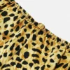 Pijamale scurte din mătase cu imprimeu Cheetah Allover Pijamale scurte din mătase cu imprimeu Cheetah Allover