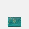 Pochetă din satin cu detalii La Medusa Pochetă din satin cu detalii La Medusa
