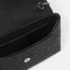 Pochetă din satin cu detalii La Medusa Pochetă din satin cu detalii La Medusa