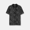 Polo din bumbac jacquard piqué Polo din bumbac jacquard piqué