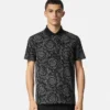 Polo din bumbac jacquard piqué Polo din bumbac jacquard piqué