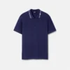 Polo din bumbac piqué brodat Polo din bumbac piqué brodat