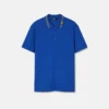 Polo din bumbac piqué brodat Polo din bumbac piqué brodat