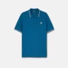 Polo din bumbac piqué brodat Polo din bumbac piqué brodat