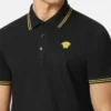 Polo din bumbac piqué brodat Polo din bumbac piqué brodat