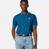 Polo din bumbac piqué brodat Polo din bumbac piqué brodat