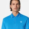Polo din bumbac piqué brodat Polo din bumbac piqué brodat