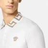 Polo din bumbac piqué brodat Polo din bumbac piqué brodat