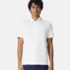 Polo din bumbac piqué brodat Polo din bumbac piqué brodat