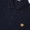 Polo din bumbac piqué brodat Polo din bumbac piqué brodat