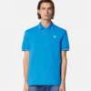 Polo din bumbac piqué brodat Polo din bumbac piqué brodat