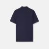 Polo din bumbac piqué brodat, cu fermoar pe jumătate Polo din bumbac piqué brodat, cu fermoar pe jumătate