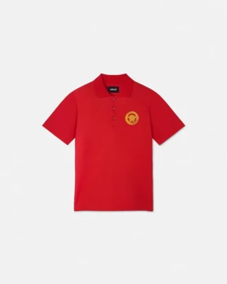 Polo din bumbac piqué imprimat pentru copii
